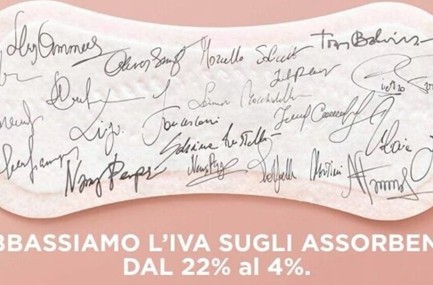 Coop Italia pensa alle donne: taglio Iva dal 22 al 4% sugli assorbenti