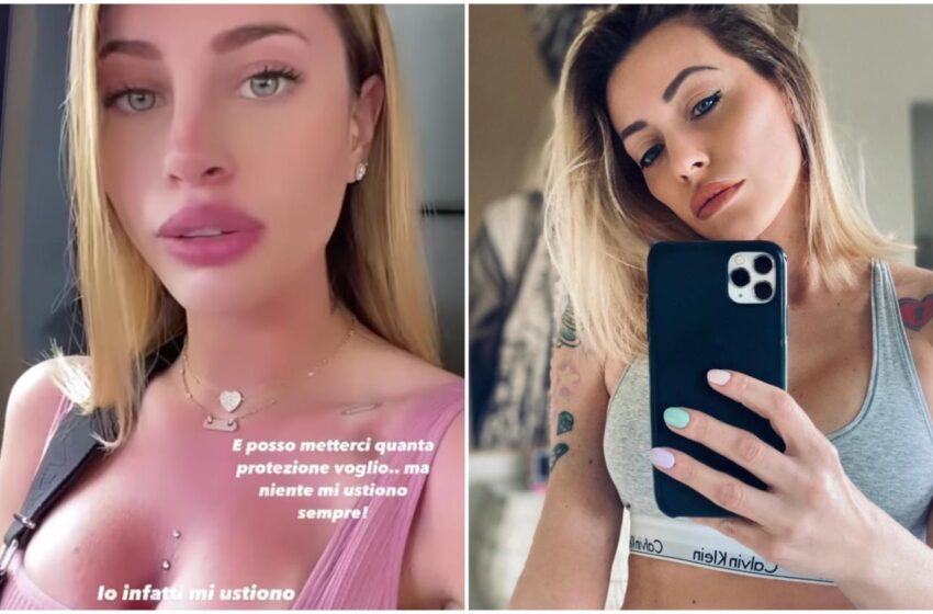 Chiara Nasti: “Seno rifatto si scioglie al sole”. Karina Casella: “Nel cervello hai la plastica”