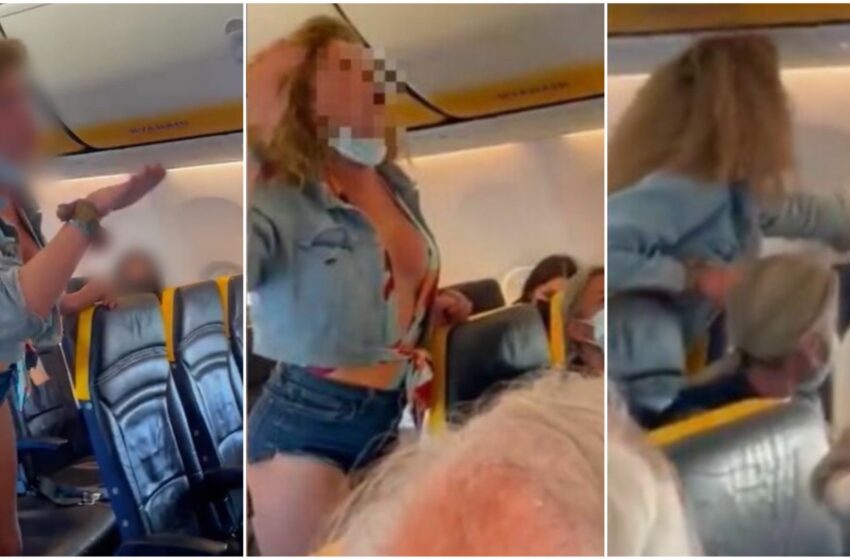 Volo Ibiza-Bergamo, passeggera fuori controllo: insulti, minacce e sputi agli altri viaggiatori
