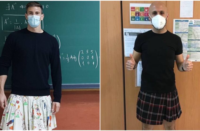 Spagna, docenti vanno a scuola in gonna per abbattere i pregiudizi di genere