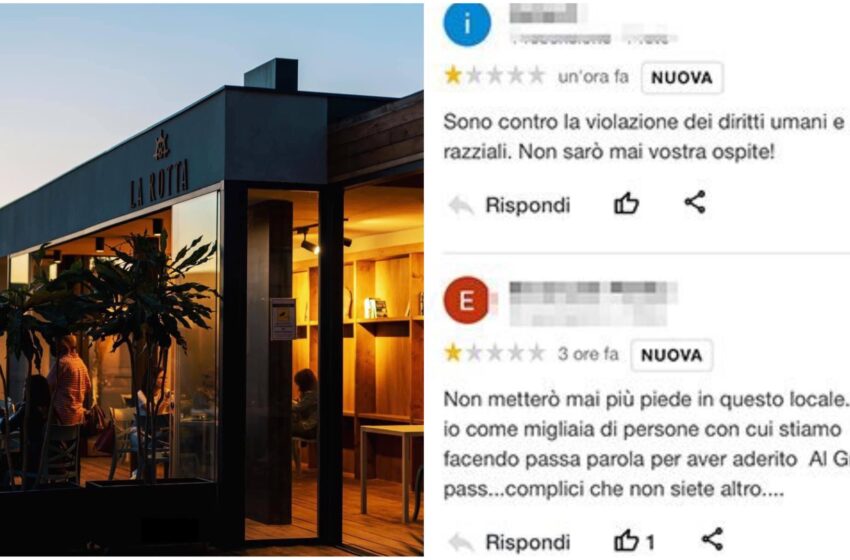 L’ultima mossa dei No-Vax: rovinare i ristoranti Covid Free con recensioni negative