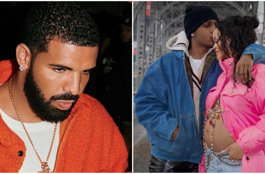  Rihanna incinta, l’ex Drake non la prende bene: elimina lei e A$AP dai social