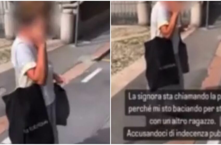  Milano, signora chiama la polizia: “Due uomini si stanno baciando sotto casa mia”