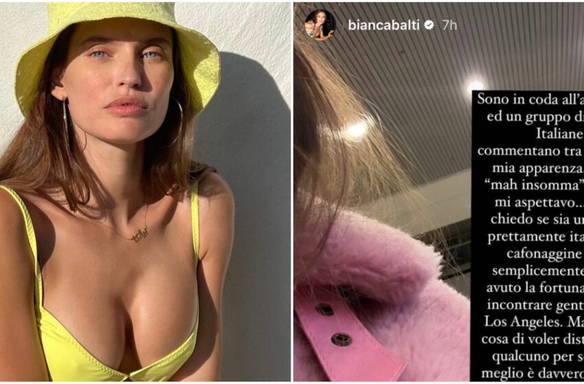 Bianca Balti: ”Le ragazze italiane sono cafone, insultano per sentirsi migliori”