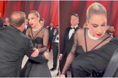 Oscar, Lady Gaga aiuta fotografo e si impietrisce: “Le ha dato una pacca sul c*lo”